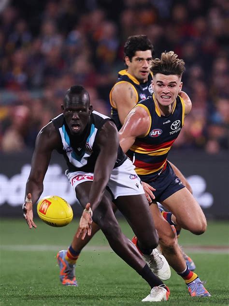 showdown results today|Aliir Aliir shines as Port Adelaide move to third with victory in.